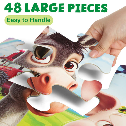 Giant Floor Puzzle - Barnyard Fun