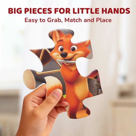 Jumbo Floor Puzzle - Animal Band