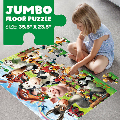 Giant Floor Puzzle - Barnyard Fun
