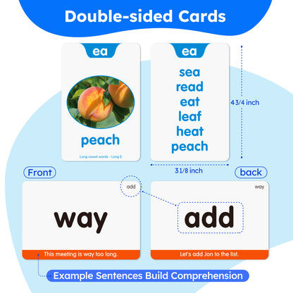 Phonics + Sight Words Flashcards