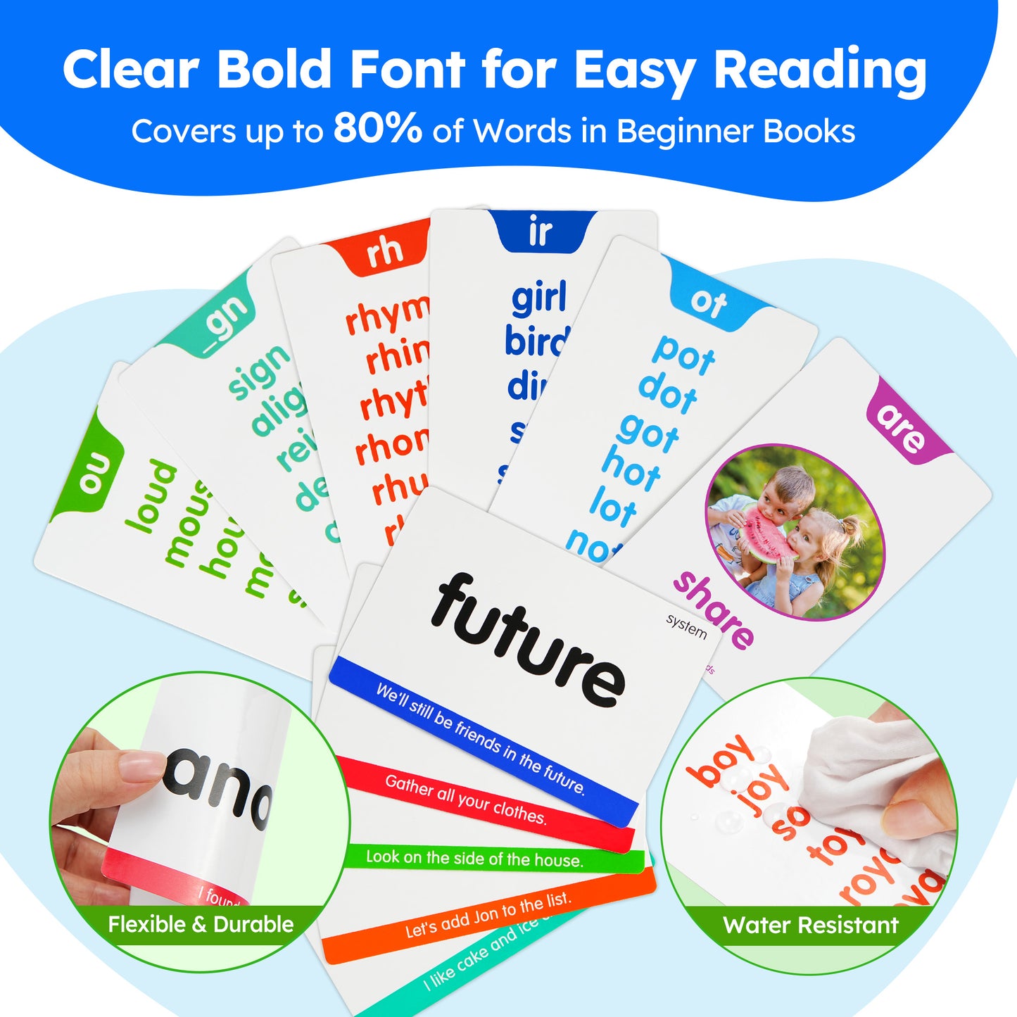Phonics + Sight Words Flashcards
