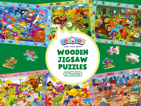 Search & Find Puzzles - 6 Pack