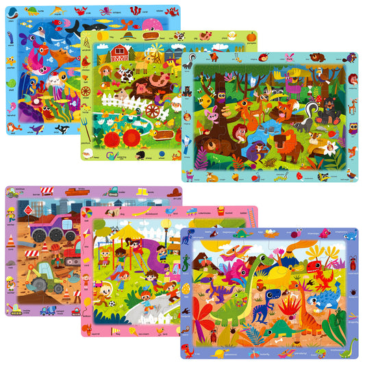 Search & Find Puzzles - 6 Pack