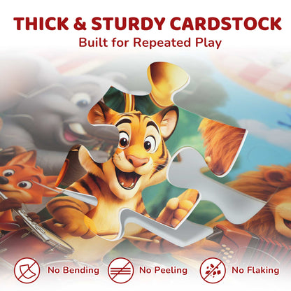 Jumbo Floor Puzzle - Animal Band