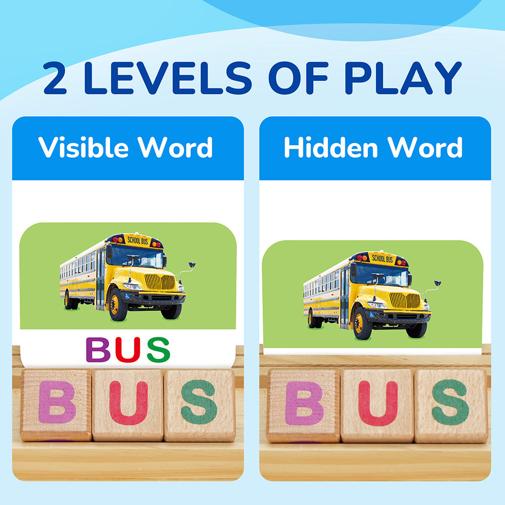 That's a Word! Wood Blocks Spelling Set