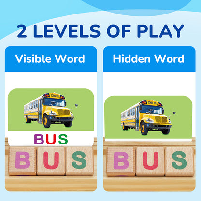 That's a Word! Wood Blocks Spelling Set