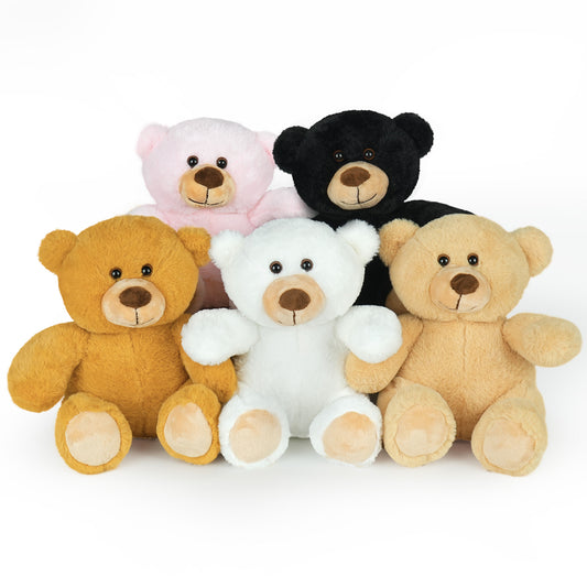 8" Teddy Bears - 5pack Mixed