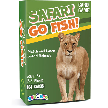 Safari Go Fish Card Game