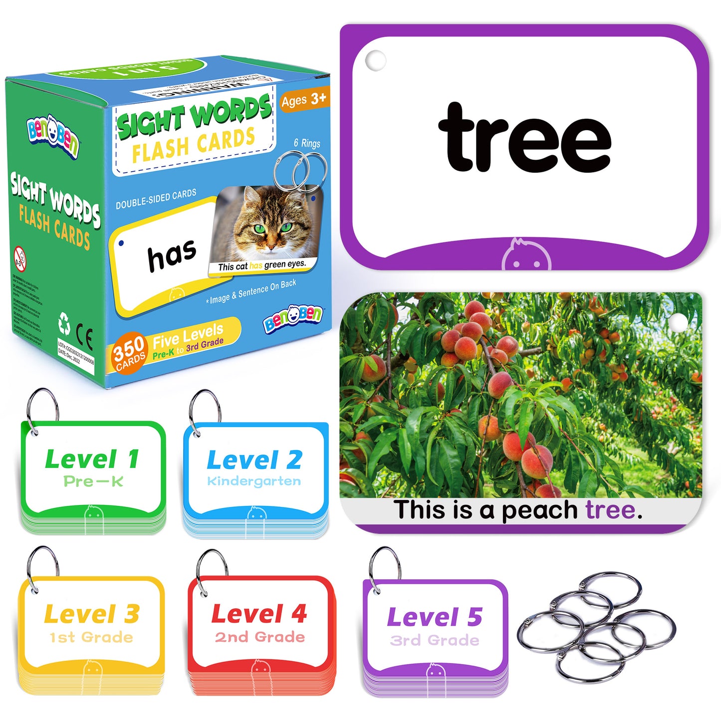 Sight Words Flash Cards
