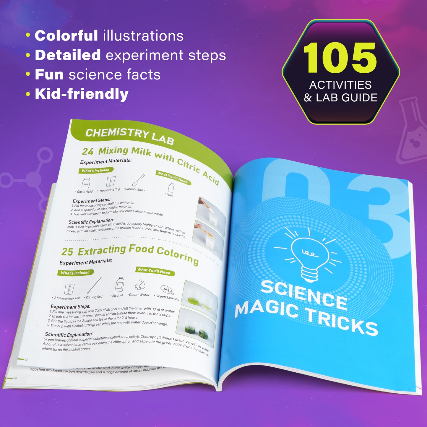 Science Kit - 105 Experiments
